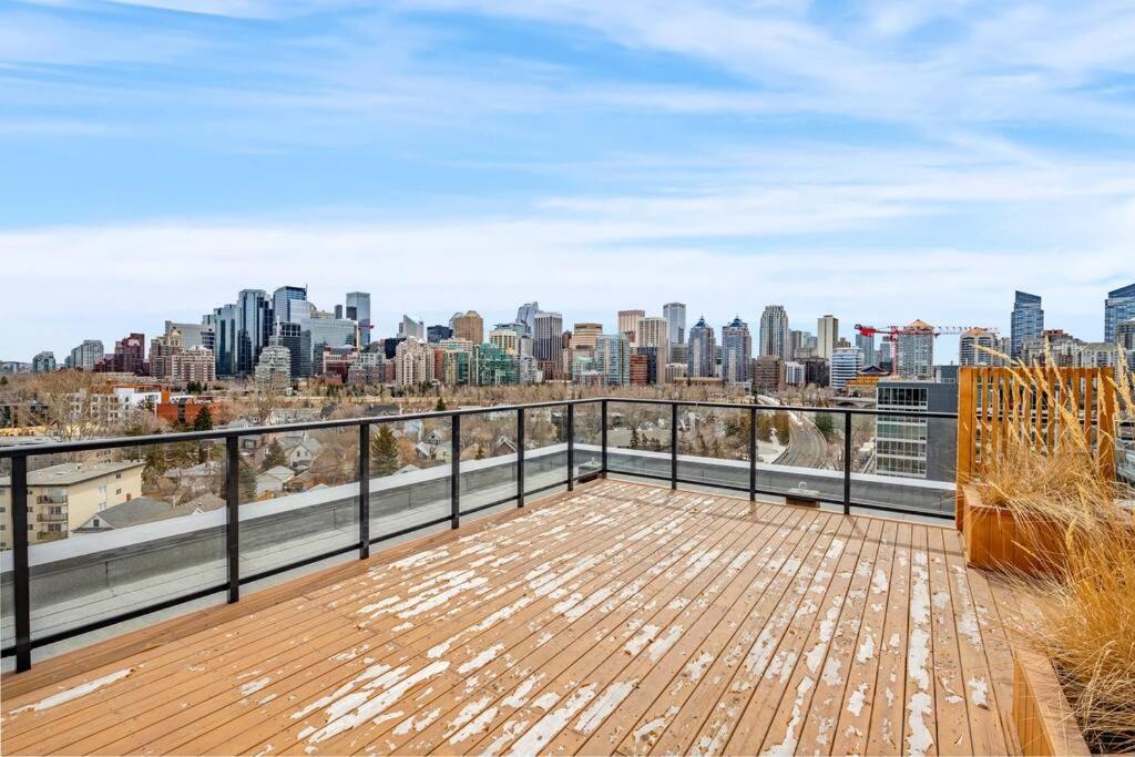 Ferienwohnung Chic 1Br Kensington Unit W/Parking YYC Exterior foto
