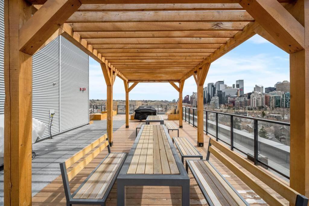 Ferienwohnung Chic 1Br Kensington Unit W/Parking YYC Exterior foto