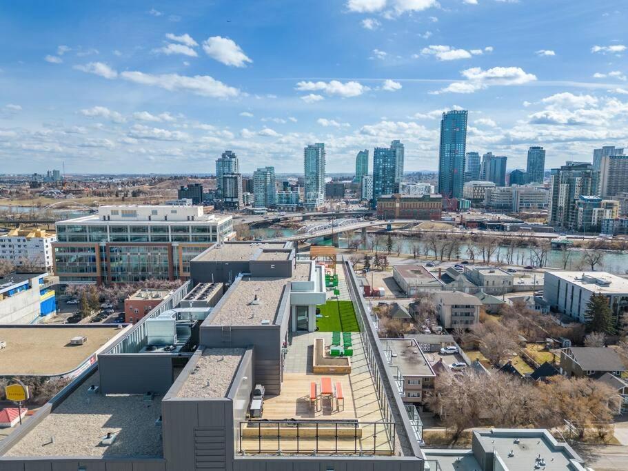 Ferienwohnung Chic 1Br Kensington Unit W/Parking YYC Exterior foto