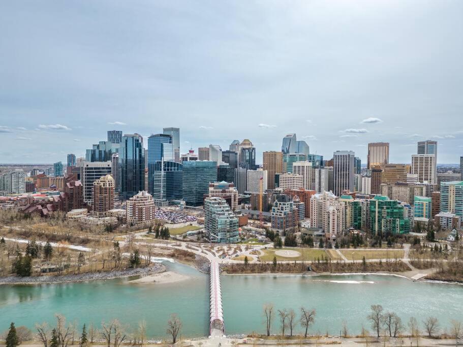 Ferienwohnung Chic 1Br Kensington Unit W/Parking YYC Exterior foto