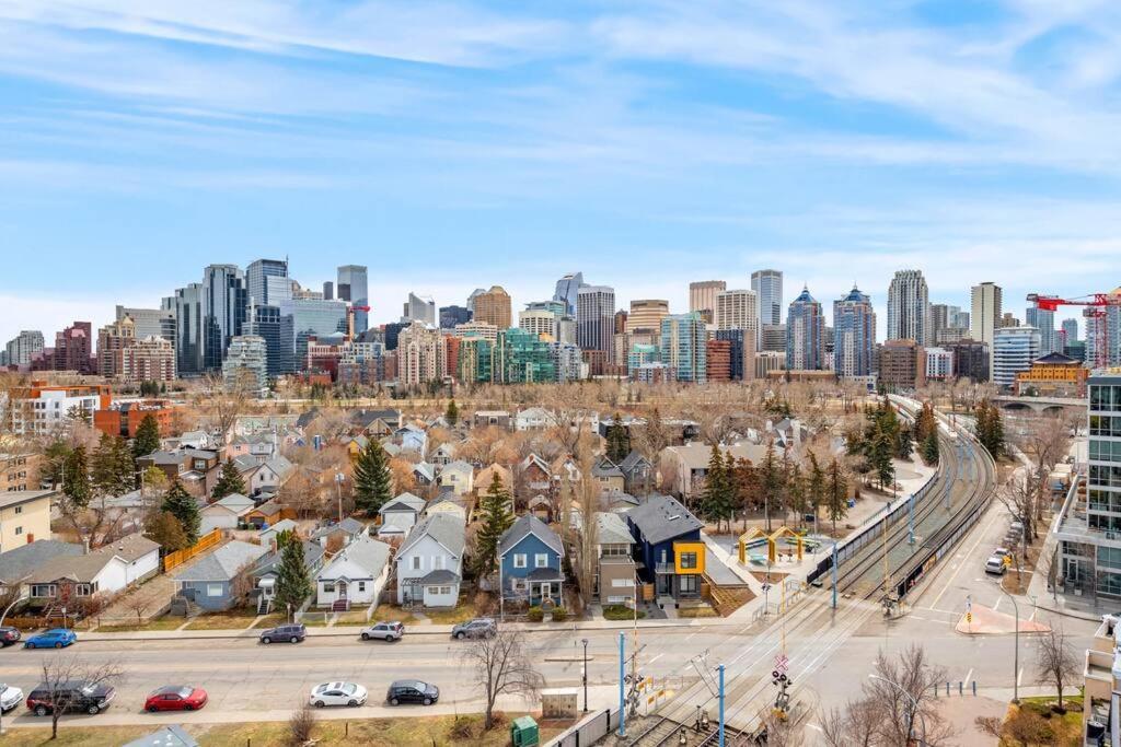 Ferienwohnung Chic 1Br Kensington Unit W/Parking YYC Exterior foto