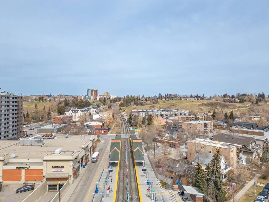 Ferienwohnung Chic 1Br Kensington Unit W/Parking YYC Exterior foto